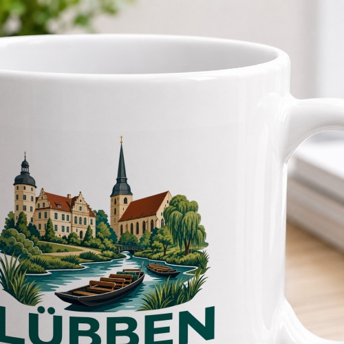 Tasse »Lübben – Spreewaldstadt am Wasser«