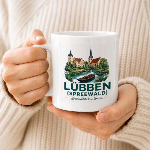 Tasse »Lübben – Spreewaldstadt am Wasser«