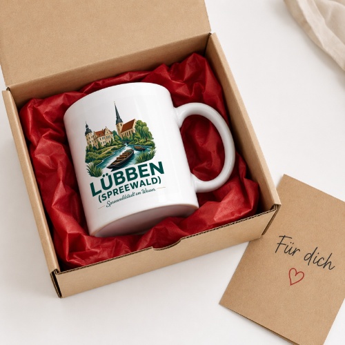 Tasse »Lübben – Spreewaldstadt am Wasser«