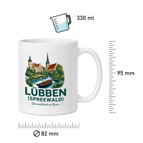 Tasse »Lübben – Spreewaldstadt am Wasser«