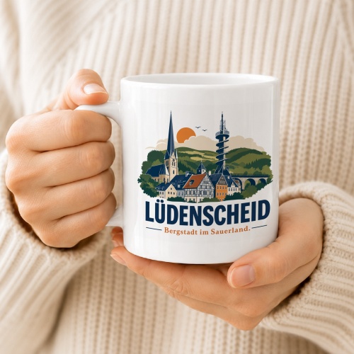 Tasse »Lüdenscheid – Bergstadt im Sauerland«