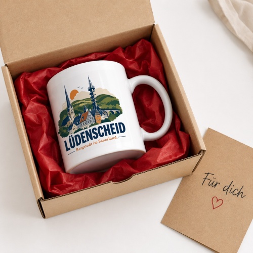 Tasse »Lüdenscheid – Bergstadt im Sauerland«