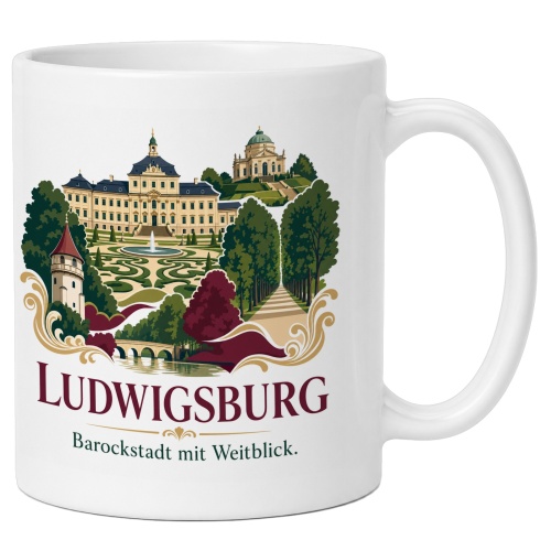 Tasse »Ludwigsburg – Barockstadt mit...