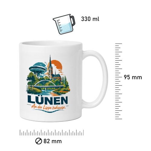 Tasse »Lünen – An der Lippe zuhause«