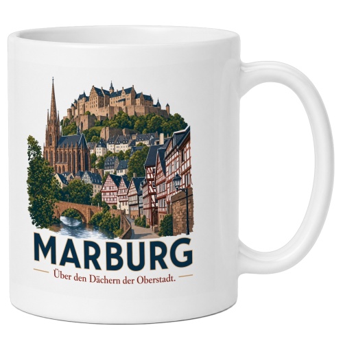 Tasse »Marburg – Über den Dächern...