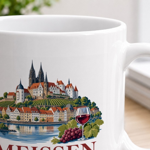 Tasse »Meissen – Burgenstadt über der Elbe«
