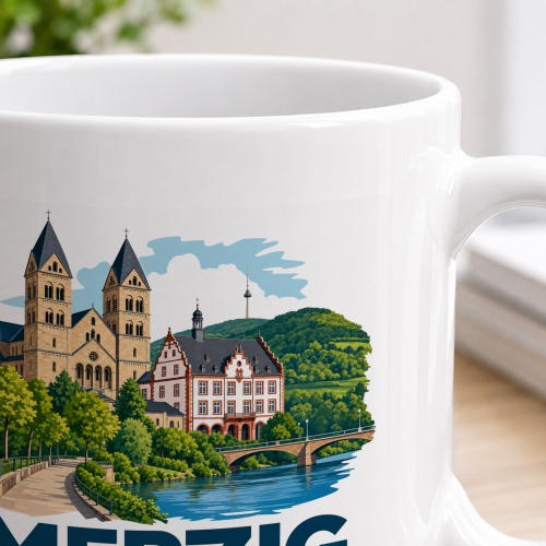 Tasse »Merzig – An der Saar zuhause.«