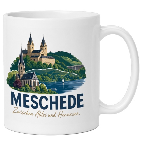 Tasse »Meschede – Zwischen Abtei und...