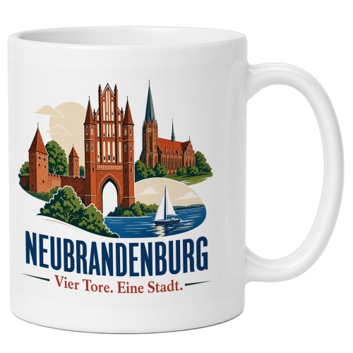 Tasse »Neubrandenburg – Vier Tore. Eine...