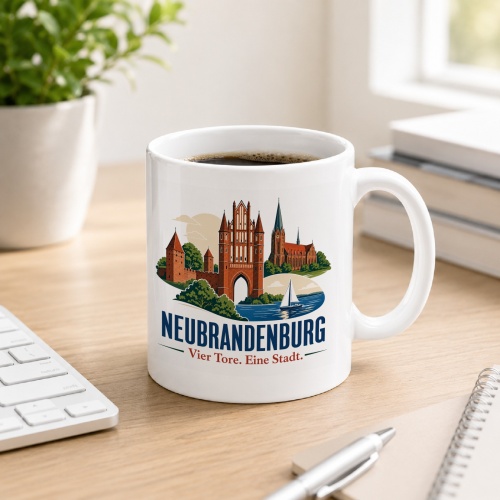 Tasse »Neubrandenburg – Vier Tore. Eine Stadt.«