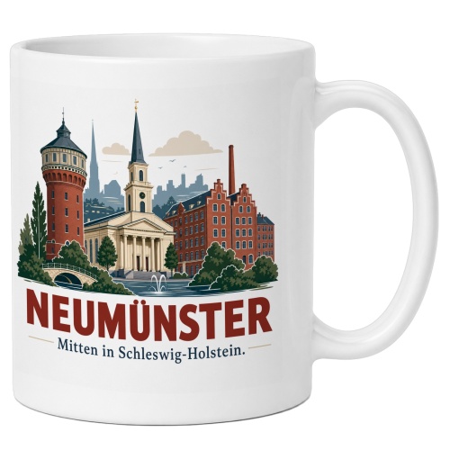 Tasse »Neumünster – Mitten in...
