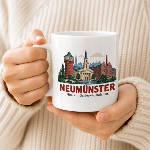 Tasse »Neumünster – Mitten in Schleswig-Holstein«