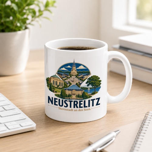 Tasse »Neustrelitz – Sternstadt an den...