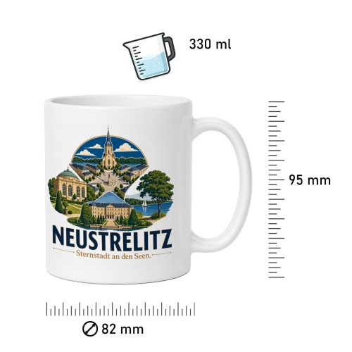 Tasse »Neustrelitz – Sternstadt an den Seen«