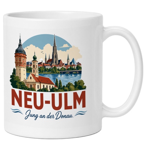 Tasse »Neu-Ulm – Jung an der Donau«