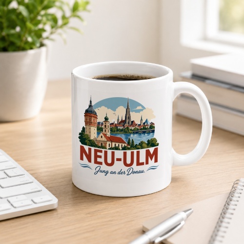 Tasse »Neu-Ulm – Jung an der Donau«