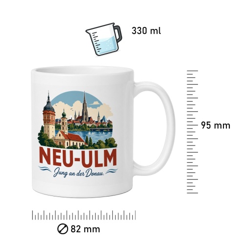 Tasse »Neu-Ulm – Jung an der Donau«
