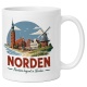 Tasse »Norden – Nordsee beginnt in Norden«