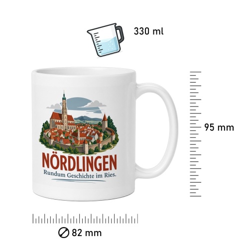 Tasse »Nördlingen – Rundum Geschichte im Ries«