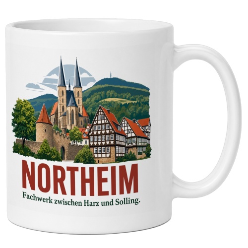 Tasse »Northeim – Fachwerk zwischen Harz und...