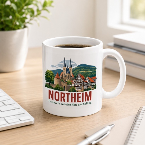 Tasse »Northeim – Fachwerk zwischen Harz und...