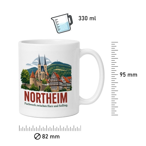 Tasse »Northeim – Fachwerk zwischen Harz und Solling«