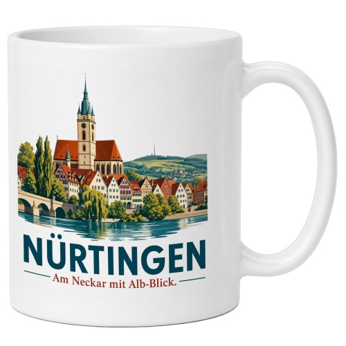 Tasse »Nürtingen am Neckar mit Alb-Blick«
