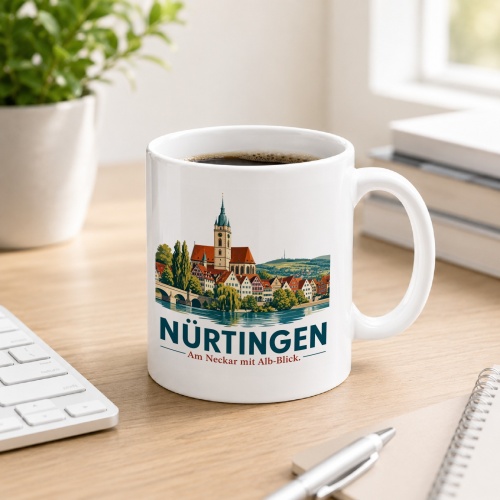 Tasse »Nürtingen am Neckar mit Alb-Blick«