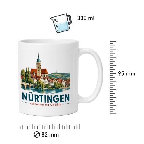 Tasse »Nürtingen am Neckar mit Alb-Blick«