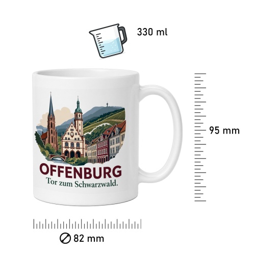Tasse »Offenburg – Tor zum Schwarzwald«