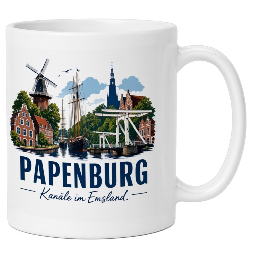Tasse »Papenburg – Kanäle im Emsland«