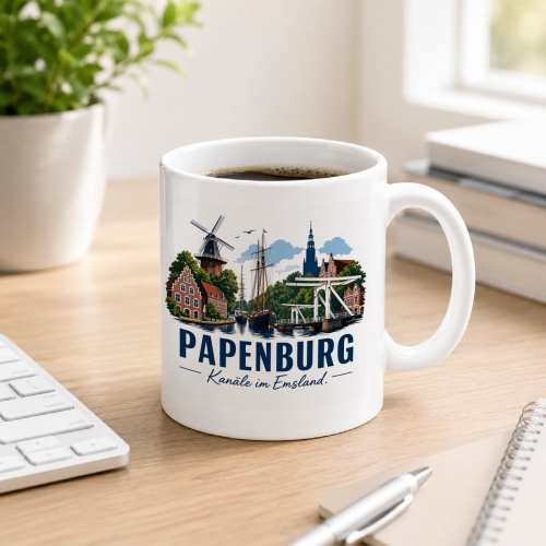 Tasse »Papenburg – Kanäle im Emsland«