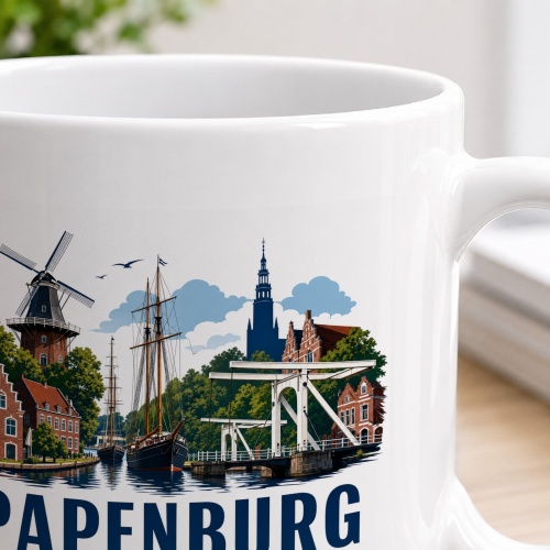 Tasse »Papenburg – Kanäle im Emsland«
