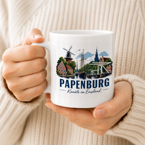 Tasse »Papenburg – Kanäle im Emsland«