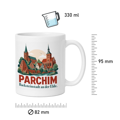 Tasse »Parchim – Backsteinstadt an der Elde«