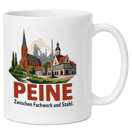 Tasse »Peine – Zwischen Fachwerk und...