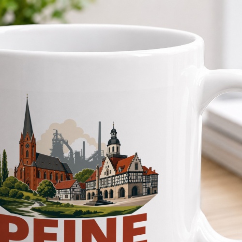 Tasse »Peine – Zwischen Fachwerk und Stahl«