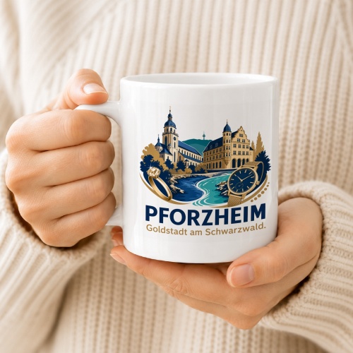 Tasse »Pforzheim – Goldstadt am Schwarzwald«