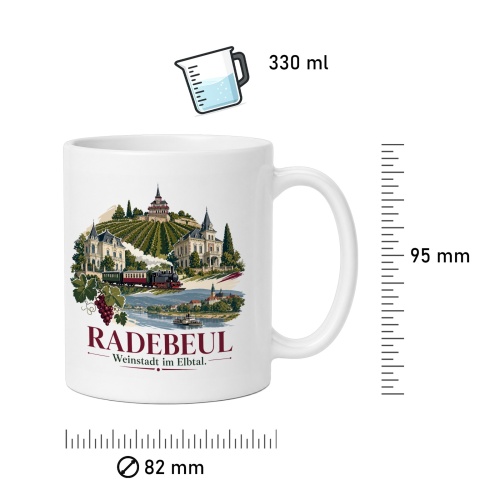 Tasse »Radebeul – Weinestadt im Elbtal«