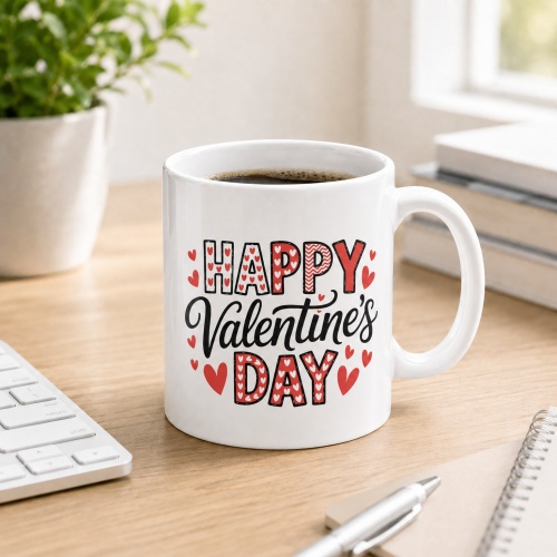 Tasse »Happy Valentines Day«