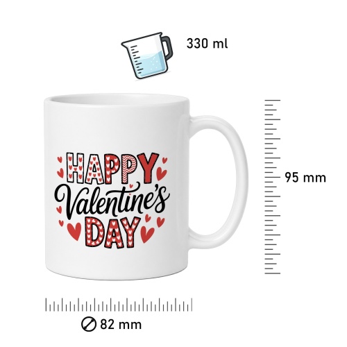 Tasse »Happy Valentines Day«