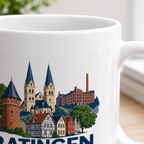 Tasse »Ratingen – Zwischen Rheinland und Bergischem.«
