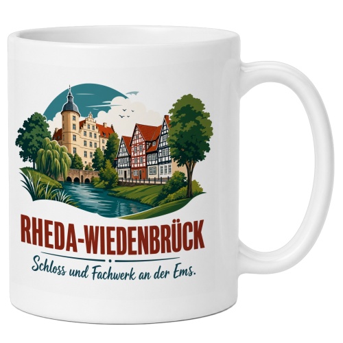 Tasse »Rheda-Wiedenbrück – Schloss &...