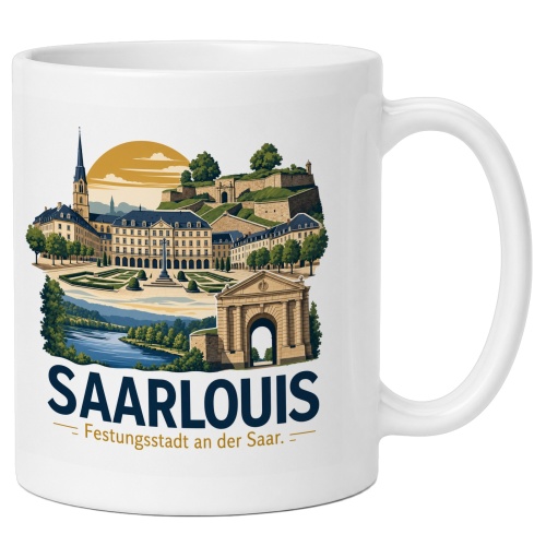 Tasse »Saarlouis – Festungsstadt an der...