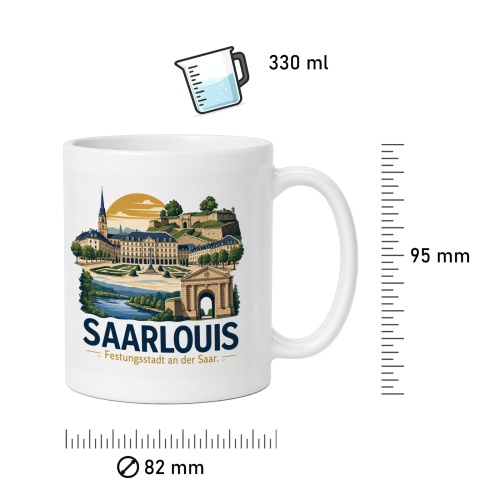 Tasse »Saarlouis – Festungsstadt an der Saar«