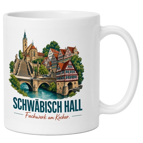 Tasse »Schwäbisch Hall – Fachwerk am...