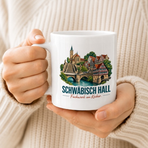 Tasse »Schwäbisch Hall – Fachwerk am Kocher«