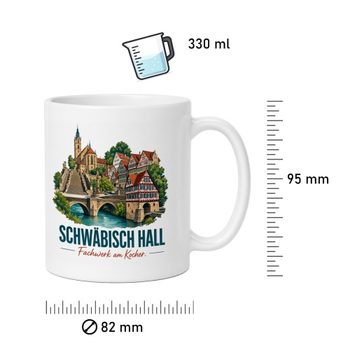 Tasse »Schwäbisch Hall – Fachwerk am Kocher«