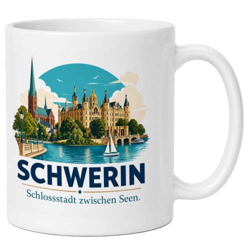 Tasse »Schwerin – Schlossstadt zwischen...