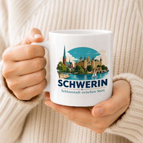Tasse »Schwerin – Schlossstadt zwischen Seen«